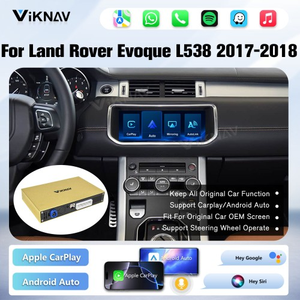 Viknav Linux System Wireless Carplay Android Auto Decoder <b>Box</b> For Land Rover Evoque L538 2017-2018 GPS Navigatipn OEM Screen - Product Image 2