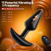 Yolodit BYLJ114 Ensemble d'entraînement vibrant 3 pièces pour fesses et anus avec télécommande en silicone, fabriqué en Chine, pour hommes et femmes