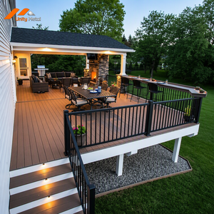 Modern Aluminum Railing Panels Powder Coated Outdoor <b>Safety</b> Barriers for Commercial Buildings and Engineering Projects - Product Image 1