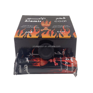 Carbón de Incienso en Tabletas Redondas <span class=keywords><strong>Alamir</strong></span> de 33 mm para Narguile, Precio Económico de Fábrica YKS, Arabia Saudita, Yemen - Product Image 2