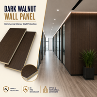 Panneaux muraux PVC modernes ultra-brillants, imperméables et ignifuges, finition grain de bois 4x8, avec garantie de 5 ans pour hôpitaux, gymnases et hôtels