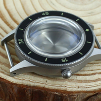 Caja de Reloj de Acero Inoxidable de 40 mm, Resistente al Agua, con Cristal de Zafiro Abombado para Movimientos NH35, NH34, NH36, NH38, Piezas de Reloj