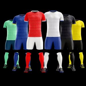 Conjunto Deportivo de Verano para Fútbol, Camiseta de Manga Corta y Pantalones Cortos de Entrenamiento, Popular en Tiendas de Fábrica - Product Image 1