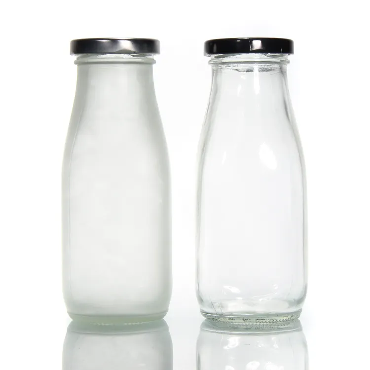 Faible quantité minimale de commande 8Oz 10.5Oz 12Oz 14Oz 32Oz Bouteille de stockage de lait Uht laitier réutilisable pour yaourt Smoothies kéfir Kombucha et eau