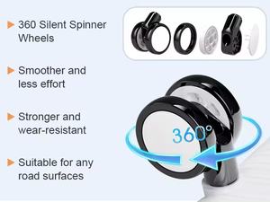 Горячая новинка 2025: Набор жестких чемоданов для путешествий (2024 дюйма) с широкой ручкой, разноцветные, в наличии, с возможностью нанесения логотипа OEM - Product Image 4