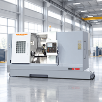 Mesin Bubut CNC Vertikal Otomatis Handemo TCK63-1500 Tugas Berat 3-Axis untuk Kontrol Pemesinan Logam Industri
