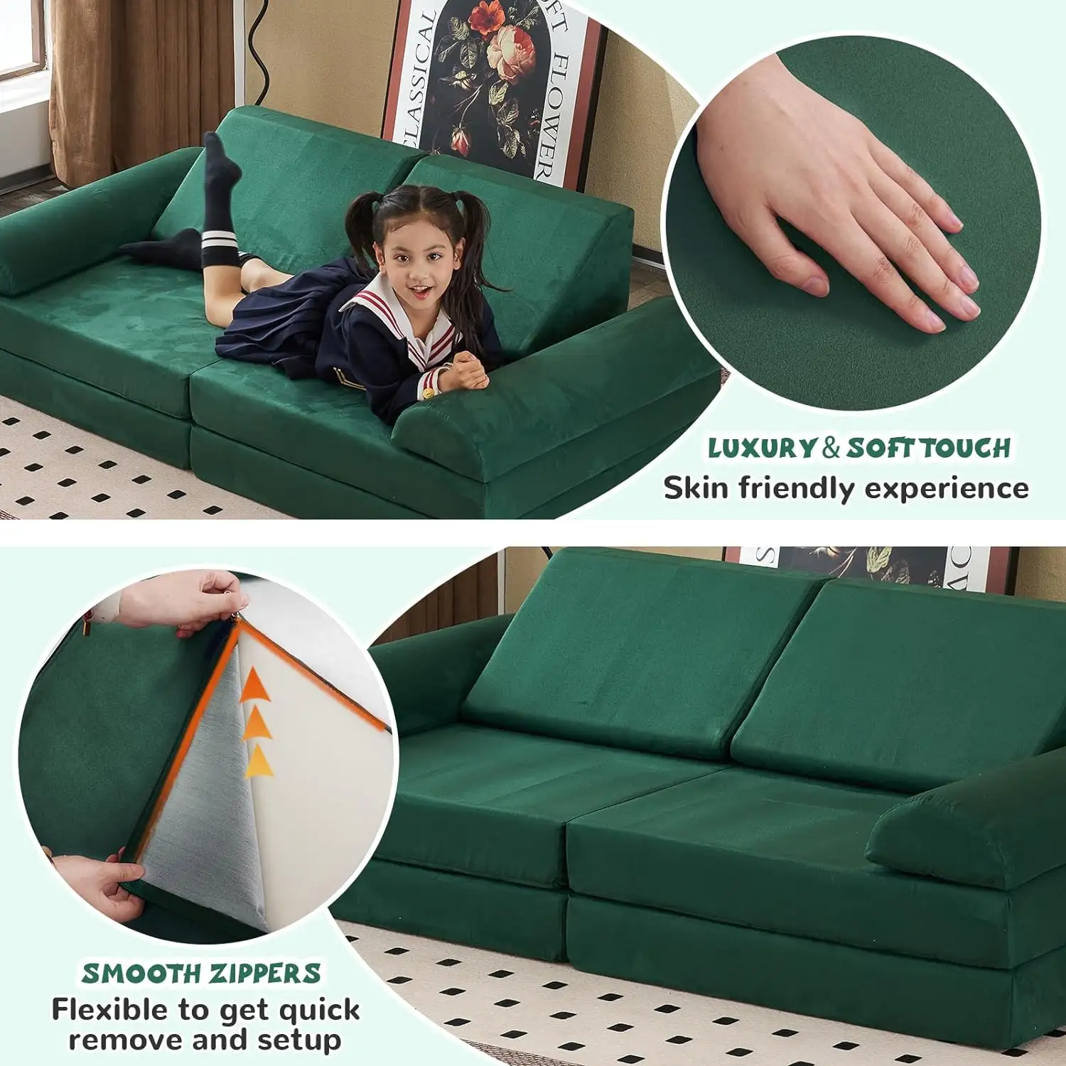 All'ingrosso divano per bambini componibile per bambini divano a divano grande divano modulare per bambini adulti bambini