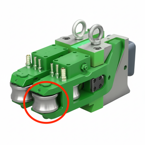 ลูกกลิ้งนำทางเหล็ก SKD61 ทนการสึกหรอสูง รุ่น EP-110 ขนาด 115x25x110 มม. สำหรับโรงรีดเหล็ก อะไหล่ทนการสึกหรอจาก TW Origin - Product Image 3