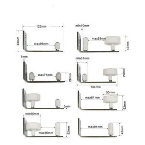 รางเลื่อนประตูบานเลื่อนแบบติดผนังปรับระดับได้ WEKIS ทำจากสแตนเลส - Product Image 4