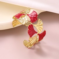 Nouveau bracelet en acier titane ouvert, très tendance et polyvalent pour le quotidien, bracelet en acier inoxydable effet goutte d'huile