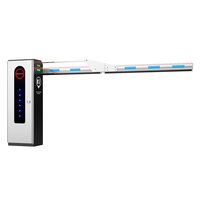 Usine Ankuai Barrière Porte AKD117 Noir BLDC 220V Bras Droit Boom RFID Smart Parking Parc Supermarché