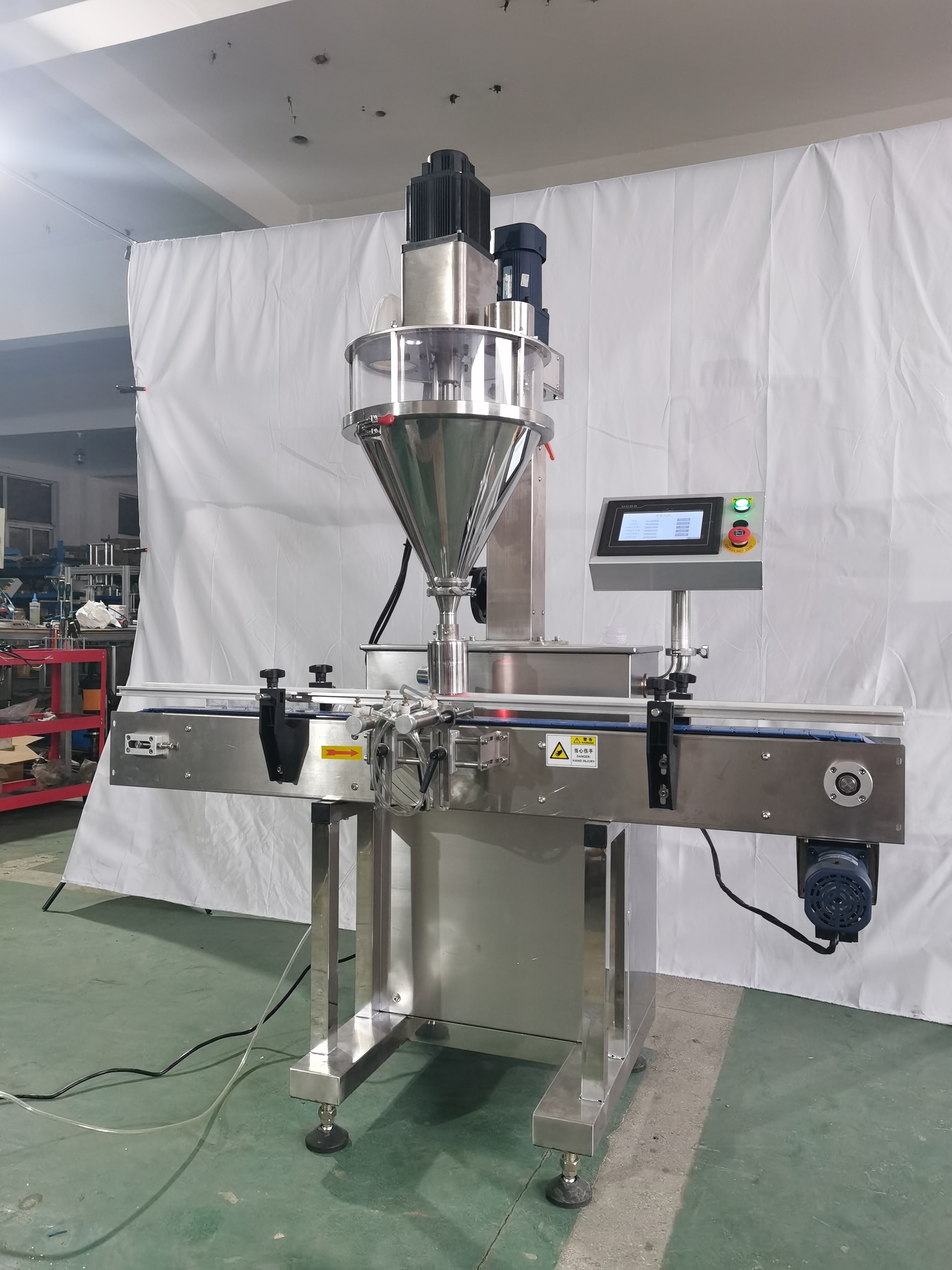 powder bottle cap machine