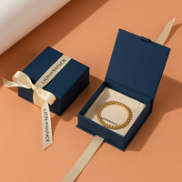 Lionwrapack Boîtes à bijoux personnalisées avec fermeture à ruban Emballage en papier écologique pour bagues Bracelets B2B vente en gros