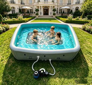 Piscina Inflable de PVC Plegable y Portátil de Tamaño Personalizado <span class=keywords><strong>para</strong></span> Adultos y Niños, Uso Familiar - Product Image 2