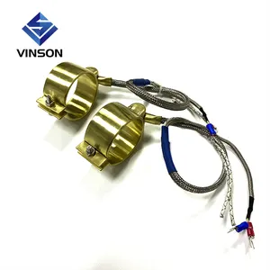 Nozzle Band Heater Electric Iron Heating Element 230v 300w/400w Brass Nozzle Mica Ring Heater Brass Nozzle Electric Band Heater
