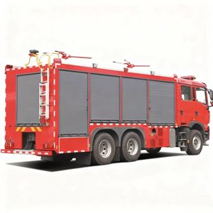 รถดับเพลิงซิโนทรัค HOWO 6x4 4 ตัน แบบบรรทุกผงเคมีแห้ง สำหรับการดับเพลิงในเมือง - Product Image 3