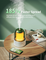 Purificador de Aire de Aluminio de Lujo, Humidificador Silencioso con Aroma y Luz Ambiental, Difusor de Fragancia Portátil para Hotel, Spa y Dormitorio
