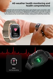 C40pro IP68 thể thao thông minh xem đúng <span class=keywords><strong>Heart</strong></span> <span class=keywords><strong>Rate</strong></span> Monitor Tuổi thọ pin dài thông tin nhắc nhở cho ngoài trời IPS silicone từ - Product Image 2