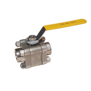 Bola de Acero Inoxidable HBV-100 de Alta Calidad, Bola de Acero Fundido de 4 Pulgadas, 3 Piezas, Totalmente Abierta - Product Image 6