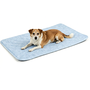 Refreshing Cooling Dog Mat Self Cooling Pet <b>Pad</b> Breathable Summer <b>Bed</b> Mat Anti Slip Lightweight for Indoor Sofa Car Travel - Product Image 1
