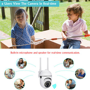 Caméra de sécurité WiFi 2,4 GHz, caméra de sécurité intérieure sans fil, WiFi et audio, caméra IP PTZ Okam Pro WiFi - Product Image 4