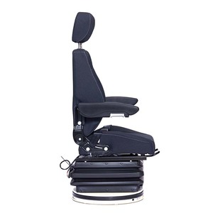 Ghế ngồi có tựa lưng, tựa đầu và tay vịn điều chỉnh được, ghế xe nâng có ray trượt, gấp gọn, chịu lực cao cho máy kéo và xe nâng - Product Image 3