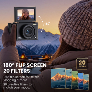 Appareils photo numériques reflex CCD Inskam OEM 1080P 16MP 4K <span class=keywords><strong>HD</strong></span> avec écran de 3 pouces, zoom 16x, USB Type-C, écran rotatif à 180° pour la photographie - Product Image 4