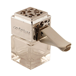 Botol Diffuser parfum mobil, klip ventilasi penyegar udara mobil, botol Diffuser kaca aroma aromaterapi - Product Image 4
