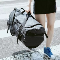 Grand Sac de Voyage PVC Bâche Étanche, Sac à Dos de Sport Extérieur Imperméable pour Randonnée et Gym, Sac de Sport Personnalisable avec Logo