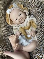 Muñeca Reborn sin Pintar de 17 Pulgadas - Cuerpo Completo de Silicona Realista, Suave y Lavable para Niñas de 3+ Años