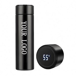 500Ml <b>Smart</b> Digital Temperature Display Cup Long-Lasting Heat 304 Stainless Steel Thermos With Logo Design Water Bottle - Product Image 1