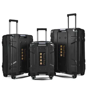 Sıcak satış toptan bavul çift kolu bagaj setleri evrensel tekerlek genişletilebilir tekerlekli çanta uygun sökme