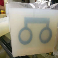 Película de silicona profesional producción en lotes pequeños de goma suave recubierta ABA PC POM PP acrílico transparente