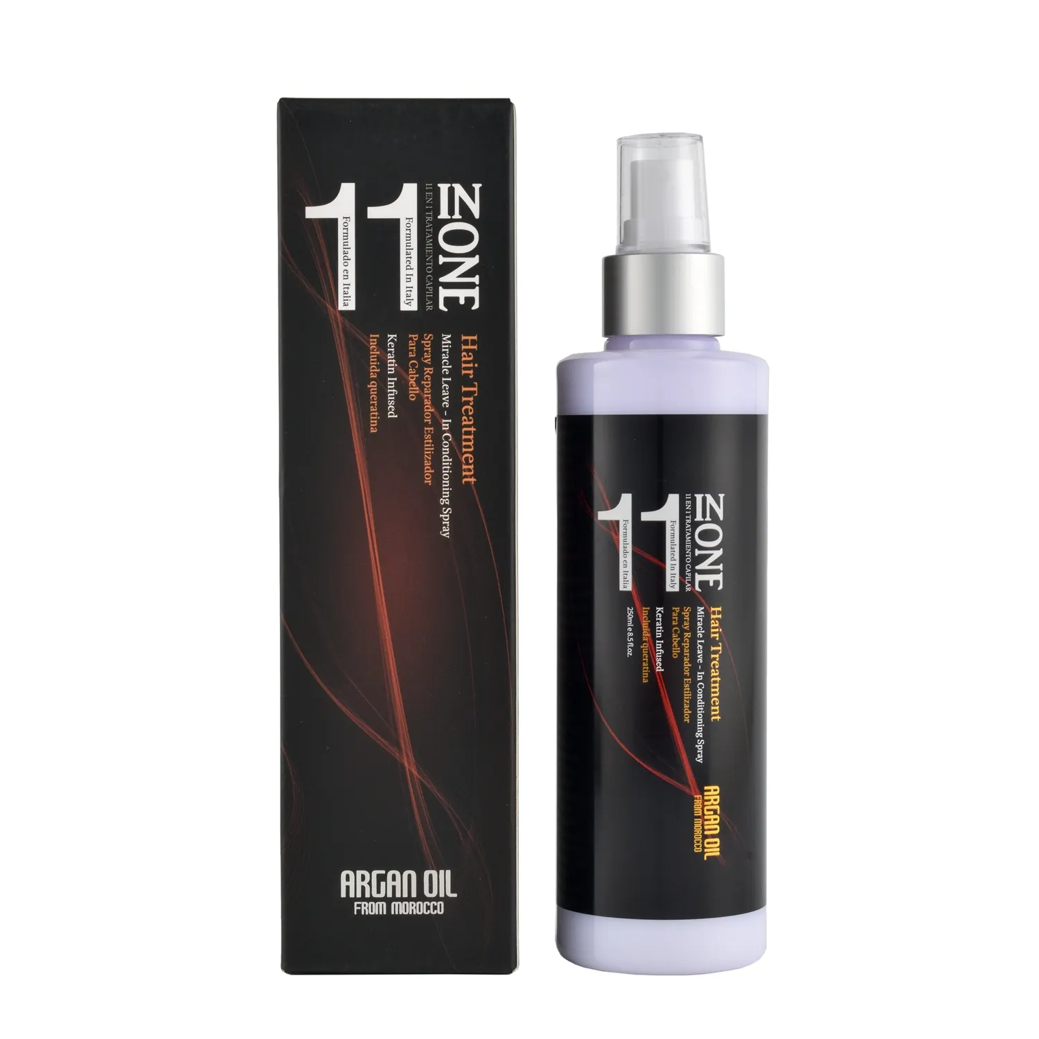 All'ingrosso 11 in 1 olio di Argan biologico per la cura dei capelli lascia nella nebbia Spray per capelli con protezione dal calore