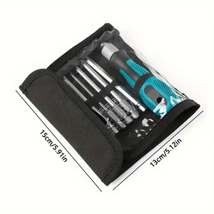 8-in-1 Multi-functional <b>Screwdriver</b> <b>Set</b> Mini Pocket <b>Bit</b> Manual Combination Hand Tools Household Repair 8-in-1 Multi-functional S - Product Image 5