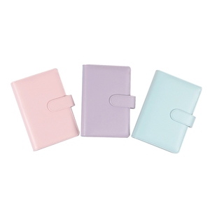 Tùy Chỉnh Màu Tím A5 Lấp Lánh Máy Tính Xách Tay Kế Hoạch Chất Kết Dính 6 Vòng PU Da Ngân Sách Tổ Chức Với Loose-Leaf Ràng Buộc Refillable A6 Chất Kết Dính - Product Image 4