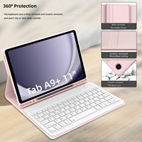Étui de protection compatible pour tablette A11 Plus, clavier en cuir pour S10 FE, étui magnétique détachable pour S110 Lite, fente pour stylet A9