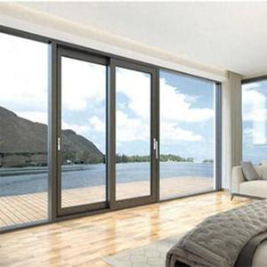 ZEYI Portes coulissantes modernes en alliage d'aluminium ultra-minces Panneaux <span class=keywords><strong>de</strong></span> verre internes à <span class=keywords><strong>seuil</strong></span> affleurant Isolation phonique <span class=keywords><strong>Porte</strong></span> coulissante automatique - Product Image 4