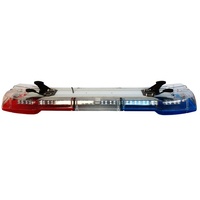Barre lumineuse d'avertissement LED ambre pour véhicules d'ambulance et de pompiers, 12-24V DC, certifiée CE, garantie 1-2 ans