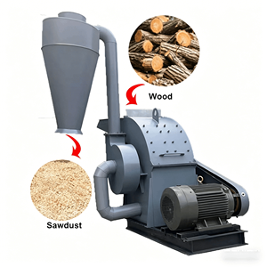 Agriculture Waste Wood Hammer Mill - Versatile <strong>Straw</strong> and Corn Stalk Crusher for Animal Feed &amp; <strong>Bedding</strong> - Product Image 2