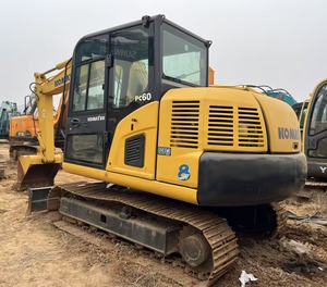 Used Komatsu PC60 Crawler Hydraulic Excavator 6 Ton Mini Digger Japan Original Low Hours <b>Construction</b> <b>Machinery</b> For Sale Export - Product Image 3