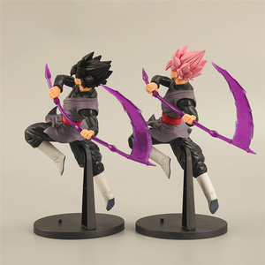 หุ่นฟิกเกอร์ตุ๊กตามังกรมาใหม่โมเดลหุ่นตุ๊กตา zamasu กล่องสีชมพูสีดำลูกชายโกคู - Product Image 3