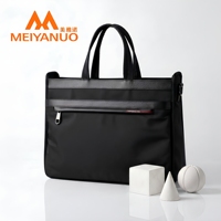 Maletín de Negocios para Hombre, Impermeable, de Nailon Resistente, Gran Capacidad, para Portátil Profesional