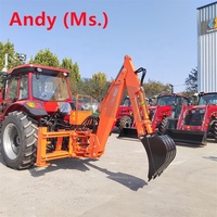Pelles Rétrocaveuses Compactes Remorquables pour Tracteurs Lovol YTO Dongfeng Utilisées en Australie/Malaisie/Thaïlande/Canada/USA/Colombie/Uruguay