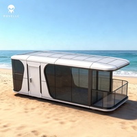 Kit de maison modulaire préfabriquée, montage facile, maison capsule pour expédition mondiale