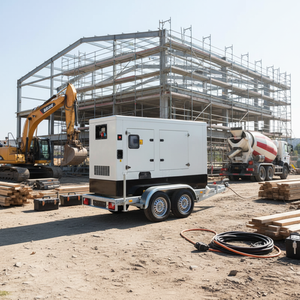 Générateurs triphasés à vendre, 10 kVA, diesel, silencieux, portables, insonorisés, centrale électrique, onduleur, groupe électrogène industriel - Product Image 1