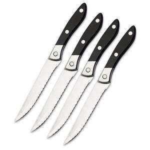 Combinación gratuita de utensilios de cubiertos de acero inoxidable y asador, cuchillo de bistec con borde dentado, cuchillos de cocina - Product Image 3