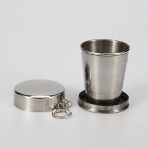 Gobelet pliable télescopique en acier inoxydable pour le <span class=keywords><strong>camping</strong></span>, les voyages et les activités de plein <span class=keywords><strong>air</strong></span> - Product Image 2