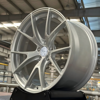 Rines de Aluminio Forjado Alibaba ZW 5x114.3 de 18, 19 y 20 Pulgadas Personalizados para Ford Mustang GT S550 S650 Shelby GT500 Mach1 GTD Plateados