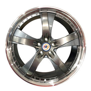 Cerchio Forgiato Concavo YRO in 2 Pezzi 6061-T6 17-24 Pollici 5x112 5x114.3 5x120 per <span class=keywords><strong>Audi</strong></span> A4 A6 <span class=keywords><strong>Q5</strong></span> Q7 Alta Qualità Colore <span class=keywords><strong>Grigio</strong></span> Personalizzabile - Product Image 3